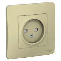Розетка Systeme Electric Blanca внутр Беж б/з со шторками, 16А, 250В SE BLNRS000117