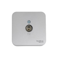 TV Розетка Systeme Electric Blanca наруж Алюминий изолир. пластина SE BLNTA000013