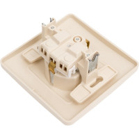 Розетка Systeme Electric Blanca внутр Беж с/з со шторками, 16А, 250В SE BLNRS001117