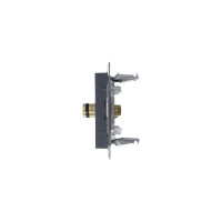 Аудиорозетка Systeme Electric AtlasDesign Грифель двухместная SE ATN000787