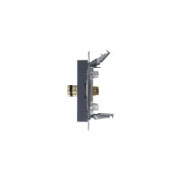 Аудиорозетка Systeme Electric AtlasDesign Грифель двухместная SE ATN000787