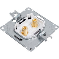 Аудиорозетка Systeme Electric AtlasDesign Мокко двухместная SE ATN000687