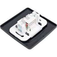 Компьютерная розетка Systeme Electric Blanca внутр Антрацит RJ45 SE BLNIS045006
