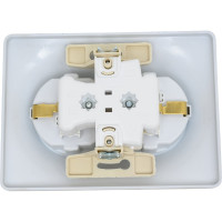 Розетка Systeme Electric Glossa Платина 2-ая с/з со шторками в сборе SE GSL001226