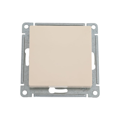 Нажимная кнопка Systeme Electric AtlasDesign Бежевый сх.1, 10АХ, механизм SE ATN000215