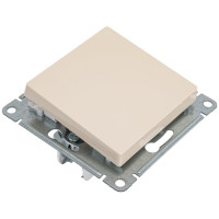 Нажимная кнопка Systeme Electric AtlasDesign Бежевый сх.1, 10АХ, механизм SE ATN000215