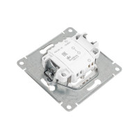 Нажимная кнопка Systeme Electric Glossa Перламутр сх.1, 10AX SE GSL000615