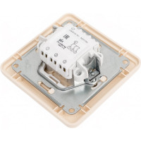 3-клавишный выключатель Systeme Electric Wessen 59 Бежевый, 10АХ в сборе SE VS0510-351-28