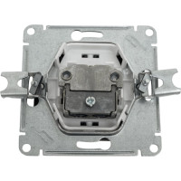 TV розетка Systeme Electric Glossa Графит проходная 4DB SE GSL001392