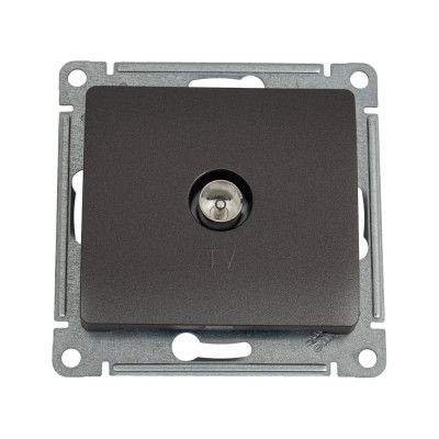 TV розетка Systeme Electric Glossa Графит, механизм SE GSL001393
