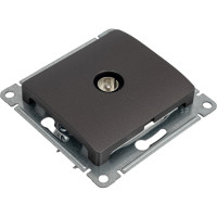 TV розетка Systeme Electric Glossa Графит, механизм SE GSL001393