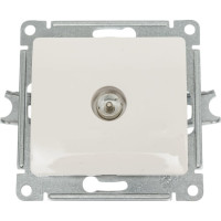 TV розетка Systeme Electric Glossa Молочная, механизм SE GSL000993