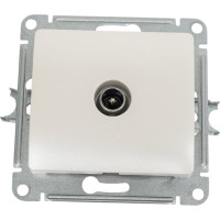 TV розетка Systeme Electric Glossa Перламутр проходная 4DB SE GSL000692