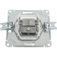 TV розетка Systeme Electric Glossa Перламутр проходная 4DB SE GSL000692