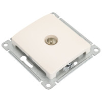 TV розетка Systeme Electric Glossa Перламутр, механизм SE GSL000693