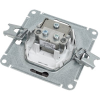 TV розетка Systeme Electric Glossa Шоколад Мех проходная 4DB SE GSL000892