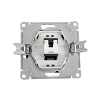 Телефонная розетка Systeme Electric Glossa Графит RJ11 SE GSL001381T
