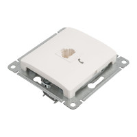 Телефонная розетка Systeme Electric Glossa Молочная RJ11 SE GSL000981T