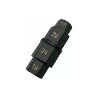 Ключ для оси мотоцикла AIST 4 в 1 17х19х22х24мм 3/8" 6-гр. 67411410 00-00015710