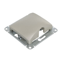 Вывод кабеля Systeme Electric Glossa Платина SE GSL001299