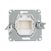 Вывод кабеля Systeme Electric Glossa Платина SE GSL001299