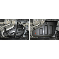 Защита топливного бака АвтоБроня Geely Coolray 2020-/Belgee X50 2023-, 111.01925.1