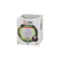 Садовый светильник ЭРА ERASF22-20 Шар белый, на солнечной батарее, 15 см, Б0053374