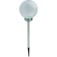 Садовый светильник ЭРА ERASF22-20 Шар белый, на солнечной батарее, 15 см, Б0053374