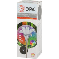 Садовый светильник ЭРА ERASF22-19 Лилия, на солнечной батарее, 75 см, Б0053379