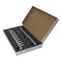 Коллекторная группа в сборе с термостатическими и запорными клапанами ONDO нерж сталь,11 вых. OKGSP011