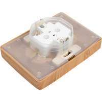 2-ая розетка Systeme Electric Blanca с/у ясень с/з IP44 со шт., 16А BLNRS441125