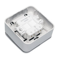 2-клавишный выключатель Systeme Electric Blanca о/у без пласт. алюминий, 10А BLNVA105003