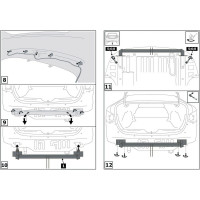 Фаркоп BERG разборный для Lada Vesta 2015-2022/Vesta Cross 2017-н.в., шар A, 1000/75 кг, F.6012.003