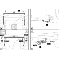 Фаркоп разборный Lada Largus SW, Furg 2012-н.в., Largus Cross SW 2014-н.в., шар A, 1300/75 кг BERG F.6011.003