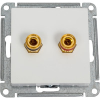 Аудиорозетка Systeme Electric AtlasDesign Жемчуг двухместная SE ATN000487