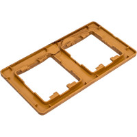 2-ая рамка Systeme Electric Glossa Дерево Дуб, вертикальная GSL000506