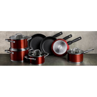 Сковорода Regent inox глубокая 28см (кованый алюминий) Linea STENDAL индукция 93-AL-SD-2-28