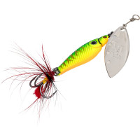 Вращающаяся блесна LUCKY JOHN TRIAN BLADE LONG, 12.0г, цвет 008, в блистере LJTBL12-008