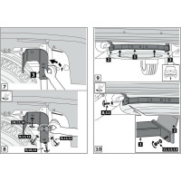 Фаркоп торцевой Toyota Land Cruiser 200 кроме Executive/TRD 07-21 BERG F.5713.003