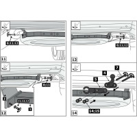 Фаркоп торцевой Toyota Land Cruiser 200 кроме Executive/TRD 07-21 BERG F.5713.003