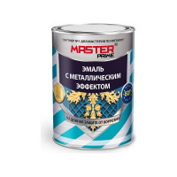 Эмаль MASTER PRIME с металлическим эффектом, серебро, 0.4 л 4300007157