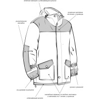 Летний костюм URSUS ГОРКА-ГОРЕЦ КОС818-270; 64-66, 170-176