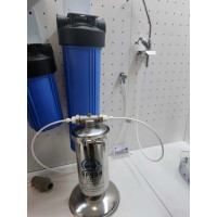 Фильтр для воды Аурус под мойку для питьевой воды, проточный и для тонкой бактерицидной очистки, встраиваемый, комплект, кухонный, накопительный 600л в час 24