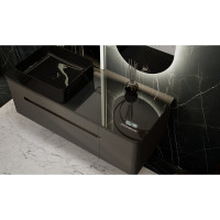 Подвесная тумба Jorno Shine 120 с мультимедийным комплексом для раковины MELANA MLN-320353MB Shi.01.120-M, P, A