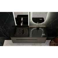 Подвесная тумба Jorno Shine 120 с мультимедийным комплексом для раковины MELANA MLN-320353MB Shi.01.120-M, P, A