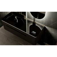 Подвесная тумба Jorno Shine 120 с мультимедийным комплексом для раковины MELANA MLN-320353MB Shi.01.120-M, P, A