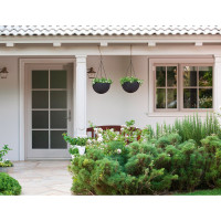 Подвесное кашпо Keter Rattan Style Hanging графит 229545