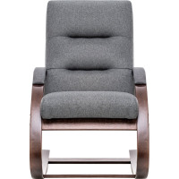 Кресло-качалка Leset Милано, Орех текстура, ткань Малмо 95 6760-7342