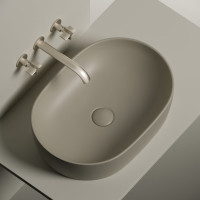 Умывальник чаша Ceramicanova Element накладная, овальная 600x415x135 мм CN6047MC
