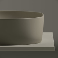 Умывальник чаша Ceramicanova Element накладная, овальная 600x415x135 мм CN6047MC